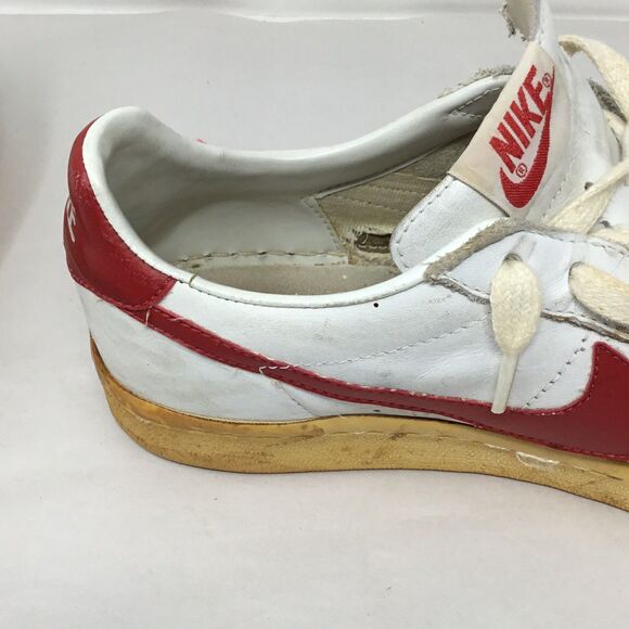 Vtg 1981 Nike Bruin Leather OG Gum Tan Sole Made In Korea ST Seonghwa Men\'s 8.5 main image 5